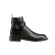 Bottines Boots Evidence Cuir veau lisse noir boucle