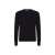 Pull col rond cachemire noir