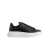 Sneakers Oversize cuir noir semelle blanche