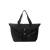 Sac de voyage Re-Nylon cuir noir logo triangle
