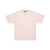 T-shirt manche courte Mirror Coton rose pale