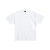 T-shirt manche courte coton blanc Logo imprimé rose dos