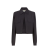 Blouson Veste courte mohair laine noir