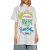 T-Shirt Not Been Done Oversize jersey coton vintage blanc