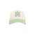 Casquette Baseball coton beige vert