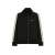 Veste survêtement zippée noir bande écrue logo