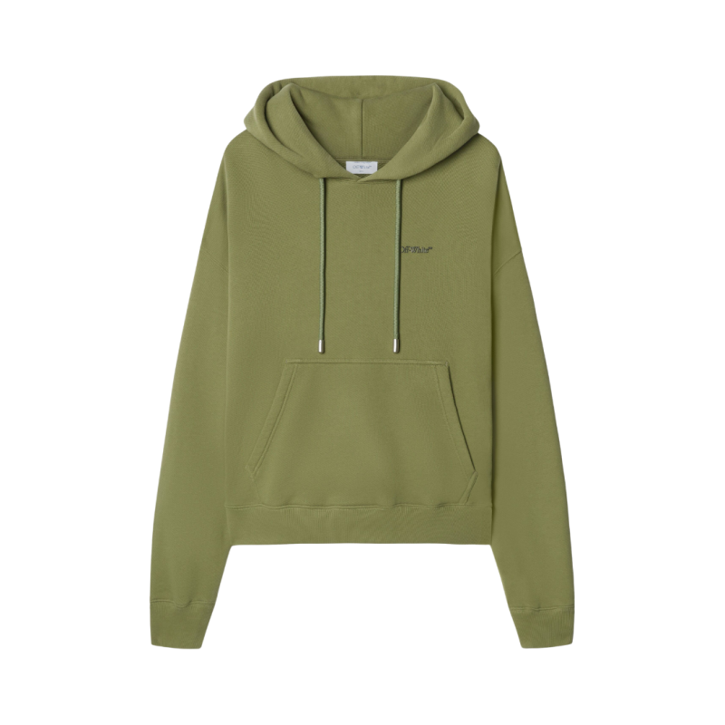 hoodie coton vert à logo...