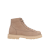 Boots lacets nubuck beige