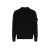 Pull Ghost col rond laine vierge noir