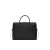 Porte document Duffle cuir veau grain de poudre noir