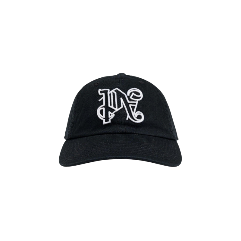 casquette coton noir motif...