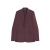 Veste à simple boutonnage laine tissée bordeaux