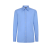 Chemise manche longue grand col popeline coton bleu ciel