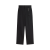 Pantalon droit noir mousqueton métal