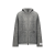 Veste zippée à capuche laine gris chiné Réédition