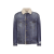 Blouson jean denim bleu col mouton écru Réédition