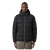 Blouson doudoune à capuche nylon déperlant noir mat