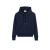 Sweat-shirt capuche Hoodie molleton de coton bio bleu marine logo cœur rouge