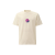 T-shirt col rond coton blanc cube 3d logo dos