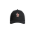 Casquette baseball coton noir logo tricolore Grenoble