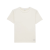 T-shirt manche courte coton modal blanc étiquette logo écriture