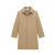 Manteau Trench Macintosh coton beige doublure amovible léopard