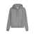 Pull à capuche zippé Triomphe laine cachemire gris