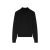 Pull col montant laine logo Triomphe noir