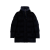 Manteau Parka à capuche cachemire coton soie noir