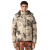 Doudoune thermosensible nylon camouflage beige noir capuche amovible