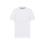 T-shirt col rond coton blanc broderie CD blanc