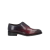 Chaussures à lacets Oxford cuir bordeaux