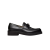 Mocassins cuir veau noir VLogo Locker