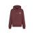 Sweatshirt capuche CD Icon molleton coton bordeaux logo gris