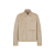 Blouson Cuir d'agneau suédé beige poche