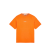 T-shirt col rond coton orange imprimé Gradient Compass