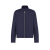 Blouson bomber zippé nylon bleu marine logo CD métal