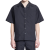 Chemise manche courte col cranté coton technique noir