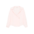 Blouse croisée Ashton cache cœur popeline coton rose pale