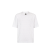 T-shirt col rond manche courte coton blanc éponge FF relief