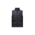 Doudoune sans manches gilet Lechtal nylon noir logo cuir noir