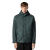 Blouson zippé à capuche nylon vert bouteille MEMBRANA 3L TC