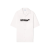 Chemise bowling coton blanc flèche spray noir