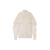 Chemise manche longue cape mousseline coton beige volants