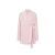 Mini Robe chemise rose rayures blanc à nouer