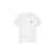 T-shirt col rond jersey coton bio blanc cœur rouge