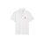 Polo manche courte piqué coton blanc broderie cœur rouge